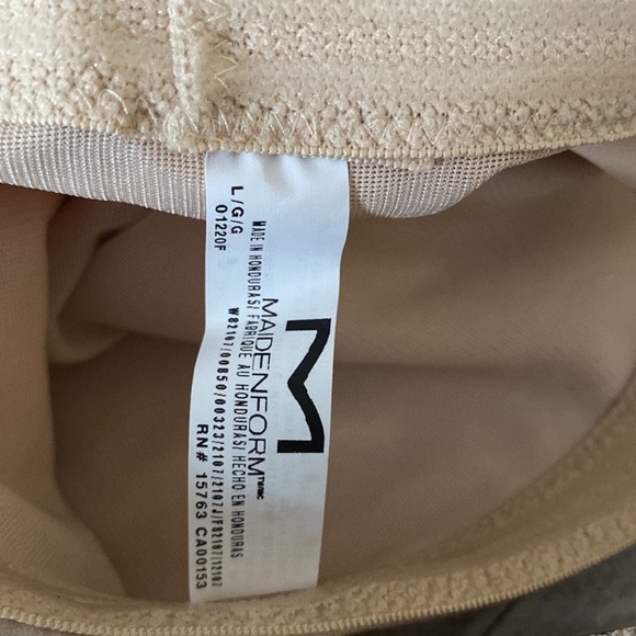 NWT Maidenform LATTE LIFT Shapewear Minimizing High Waist Boyshort shorts Large - Picture 4 of 8